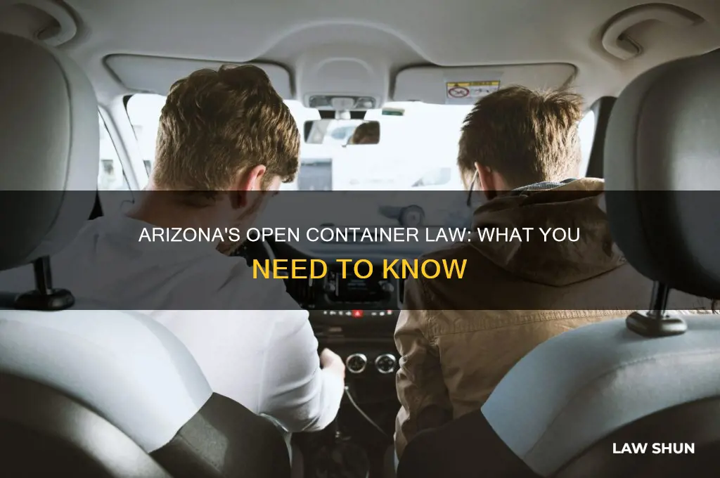 does arizona have an open container law