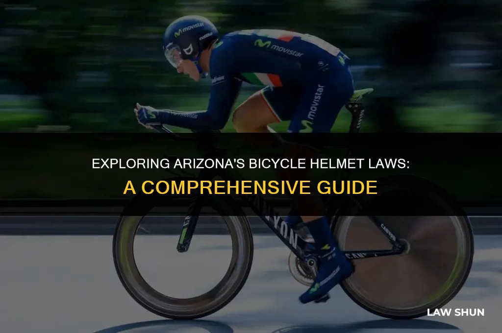 does arizona have bycyle helmet laws