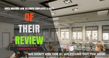Arizona Law: Employee Rights to Access Performance Review Copies