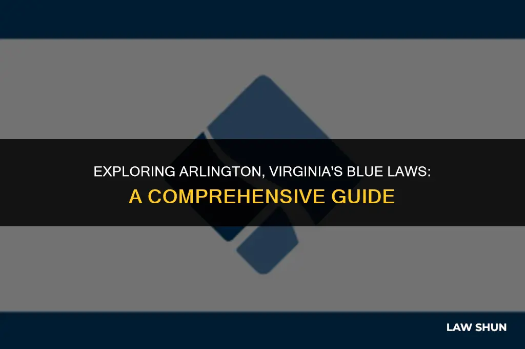 does arlilngton virginia have blue laws