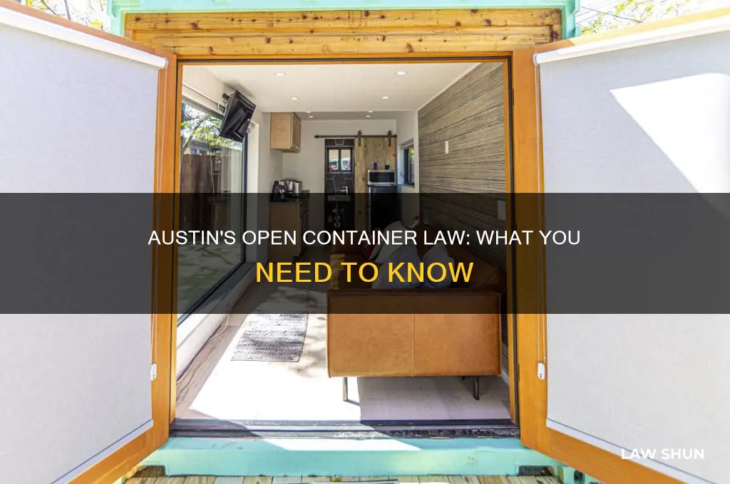 does austin have an open container law