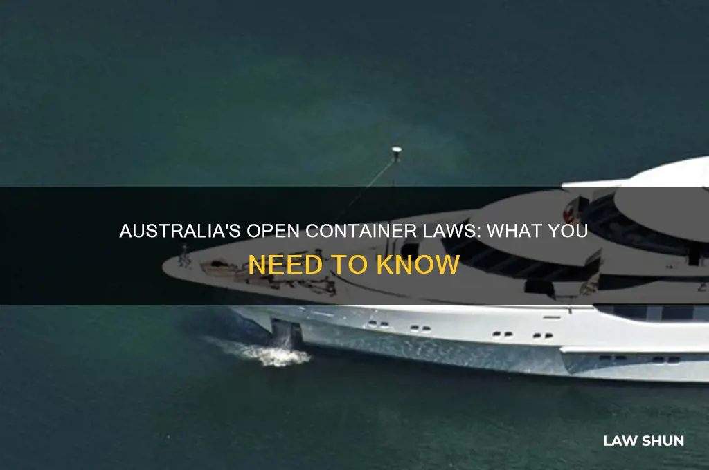 does australia have open container laws