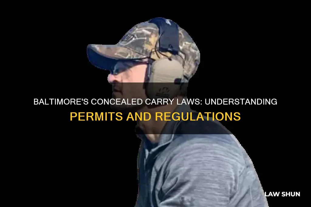 does baltimore have a concealed carry law
