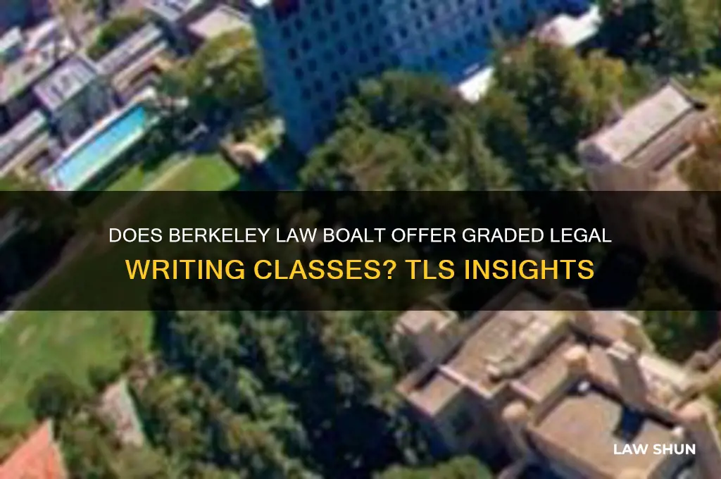 does berkeley law boalt have graded legal writing class tls