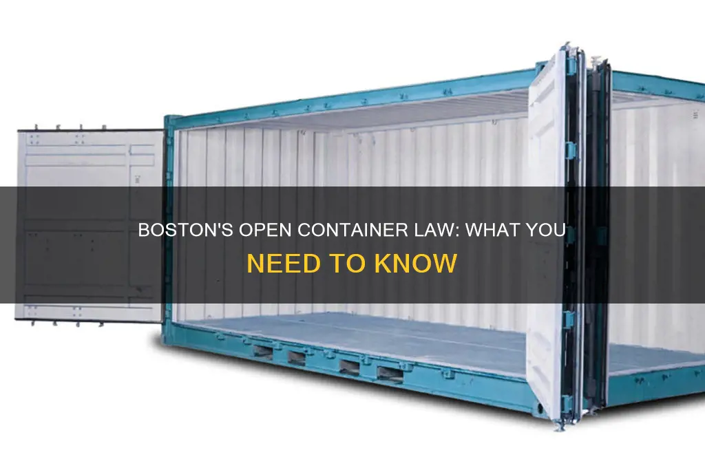 does boston have an open container law