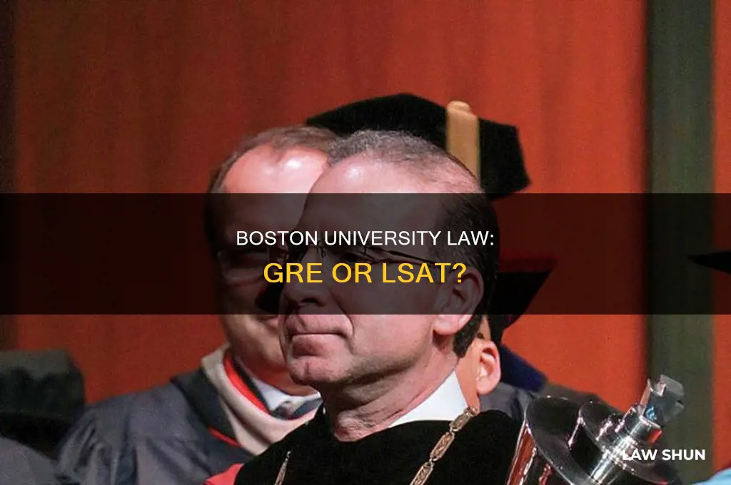 does boston university law accept gre