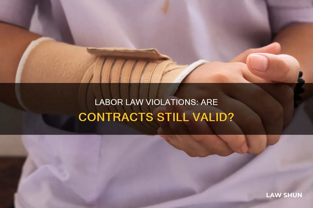 does breaking labor laws invalidate a contract