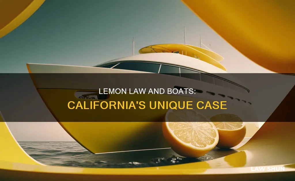 does calif lemon law apply to boats