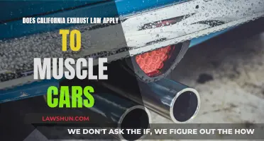 California Muscle Cars: Exempt from Exhaust Laws?