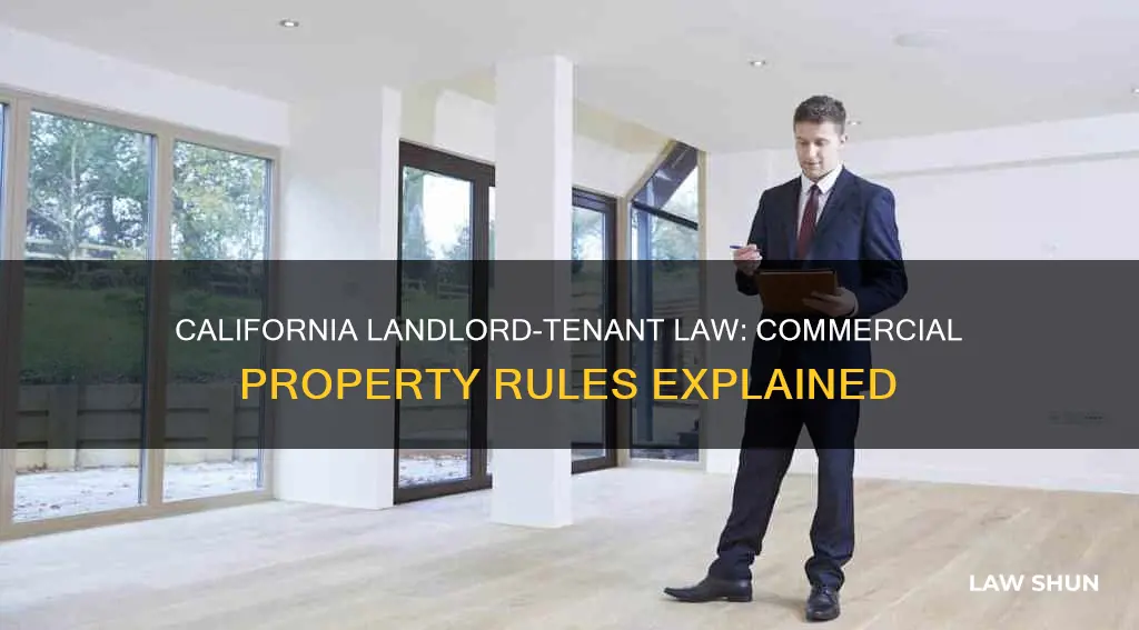 does california landlord tenant law apply to commercial property