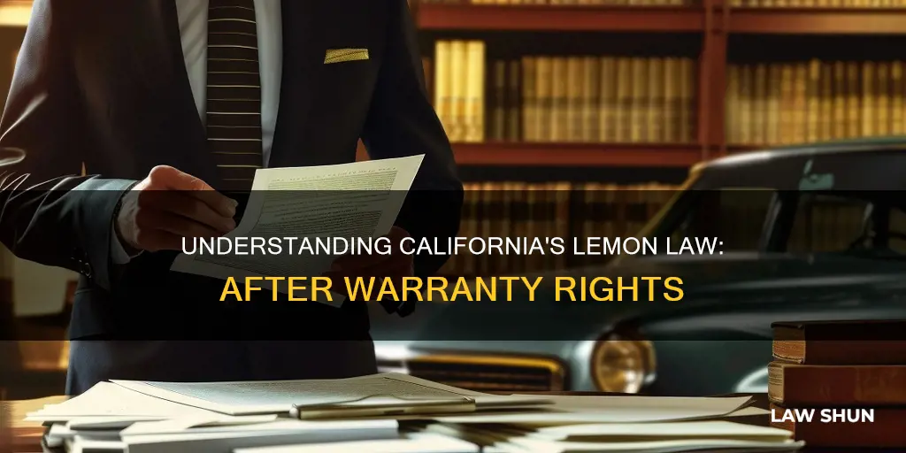 does california lemon law apply to after warranty