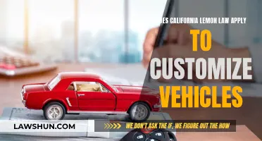 California Lemon Law: Custom Vehicles Covered?