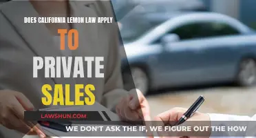 California Lemon Law: Private Sales Protection Explained