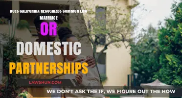 California's Recognition of Common Law Marriage and Domestic Partnerships