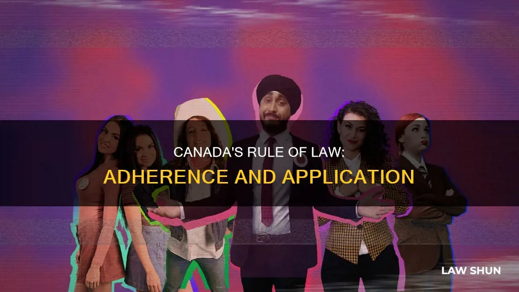 does canada follow the rule of law