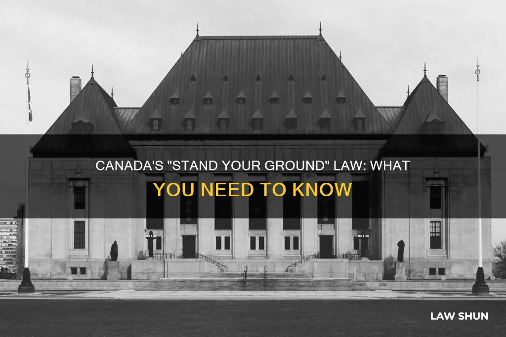does canada have a stand your ground law