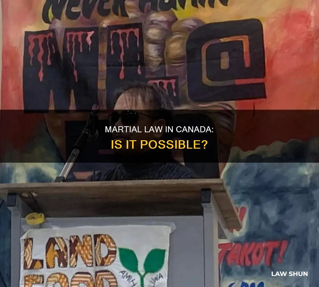 does canada have marshall law