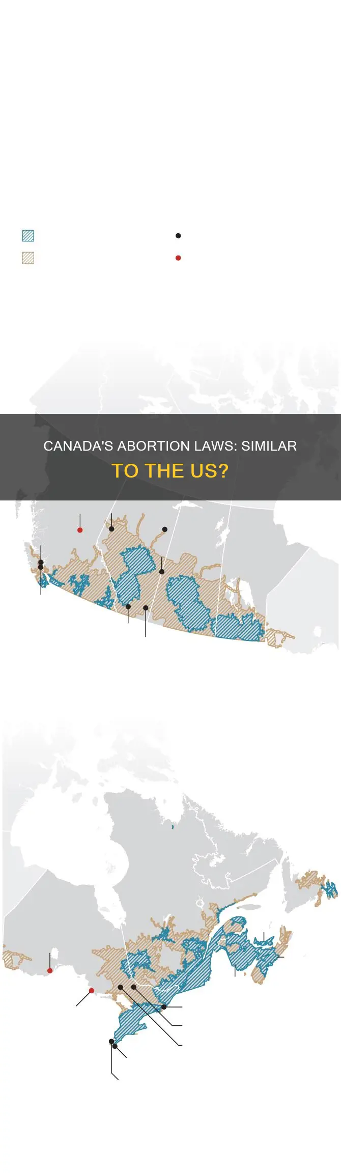 does canada have similar abortion resitriction laws to the us