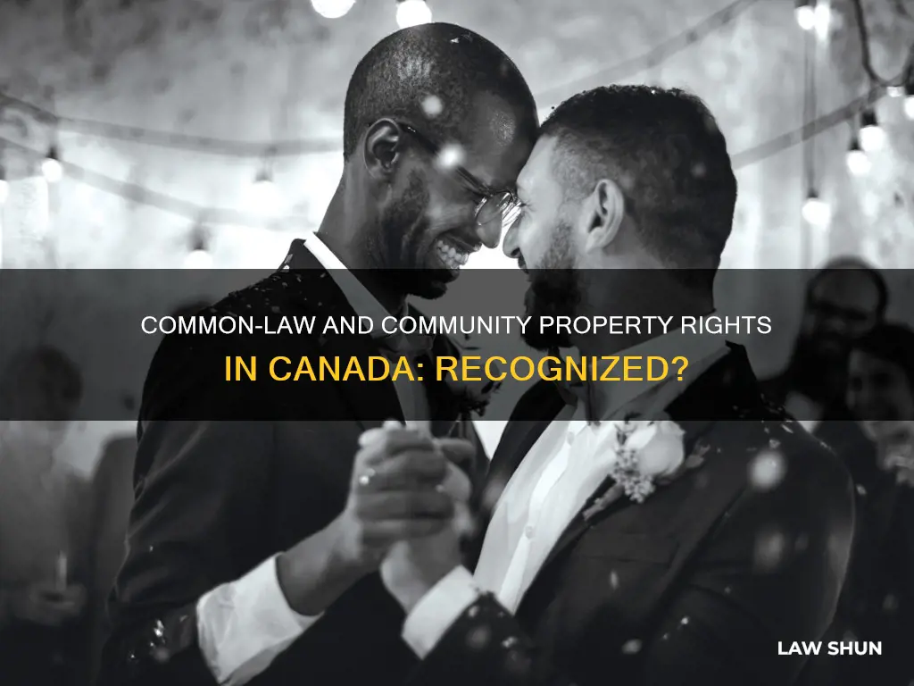 does canada recognize common law or community property rights