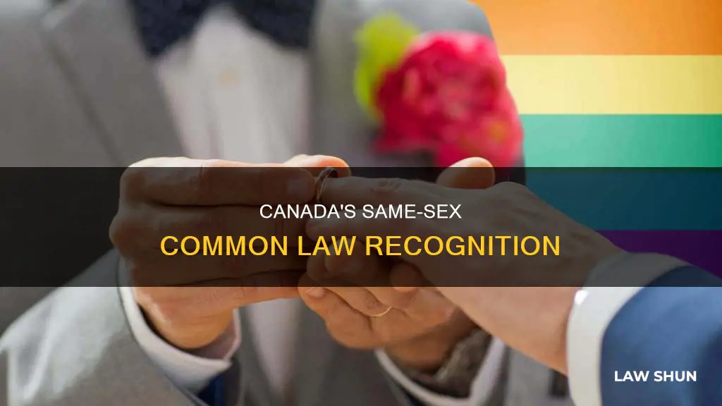 does canada recognize same sex common law