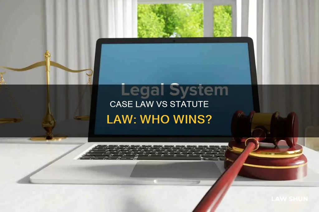 does case law override statute law