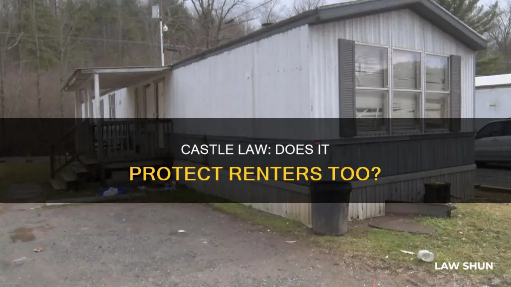 does castle law apply to rented house