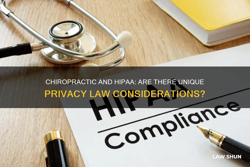 does chiropractic have different hipaa laws