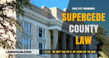 Navigating Local Governance: City Ordinances vs. County Laws
