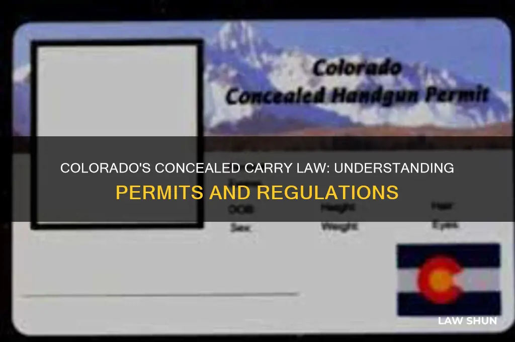 does colorado have a concealed carry law