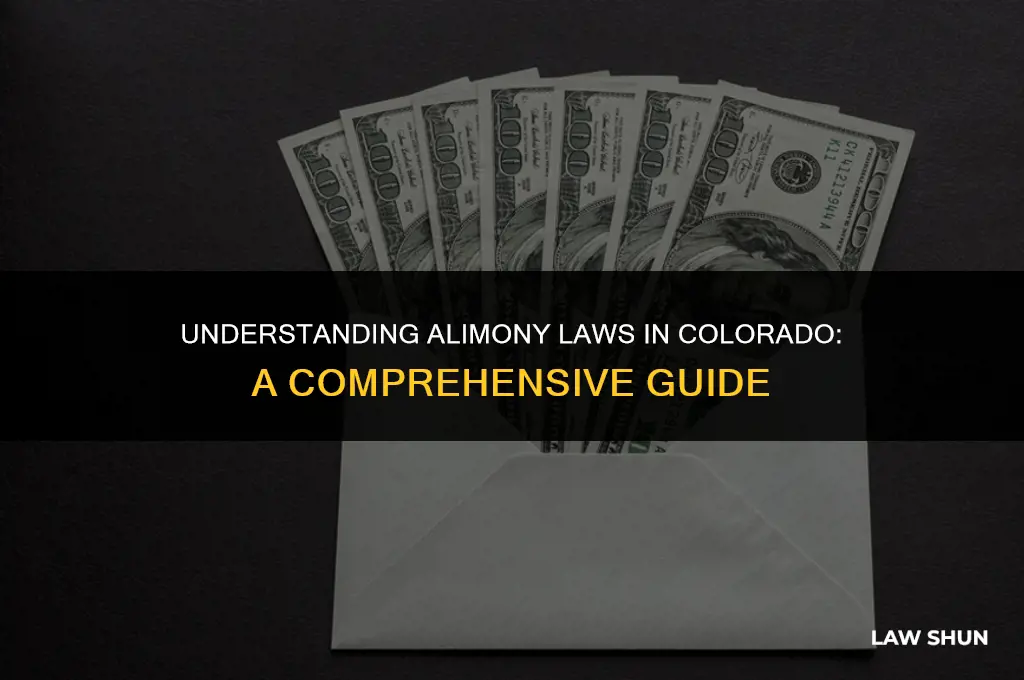 does colorado have an alimony law