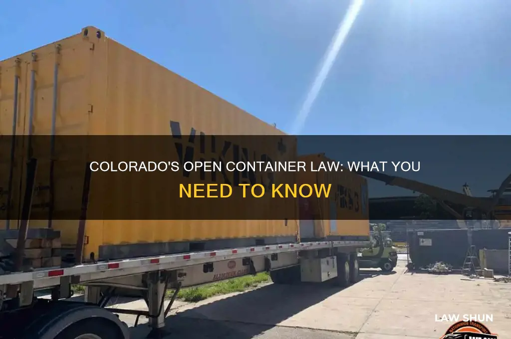 does colorado have an open container law