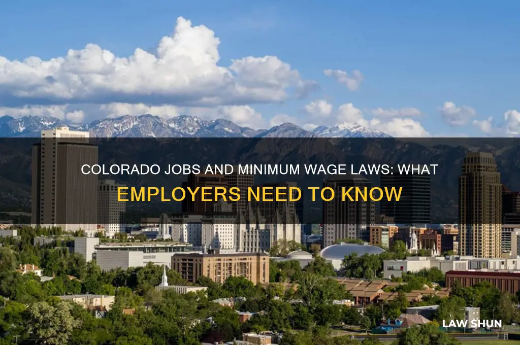 does colorado jobs have to abid by minimum wage laws