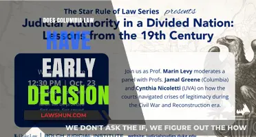 Exploring Early Decision Options at Columbia Law School
