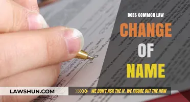 How Common Law Allows Name Changes