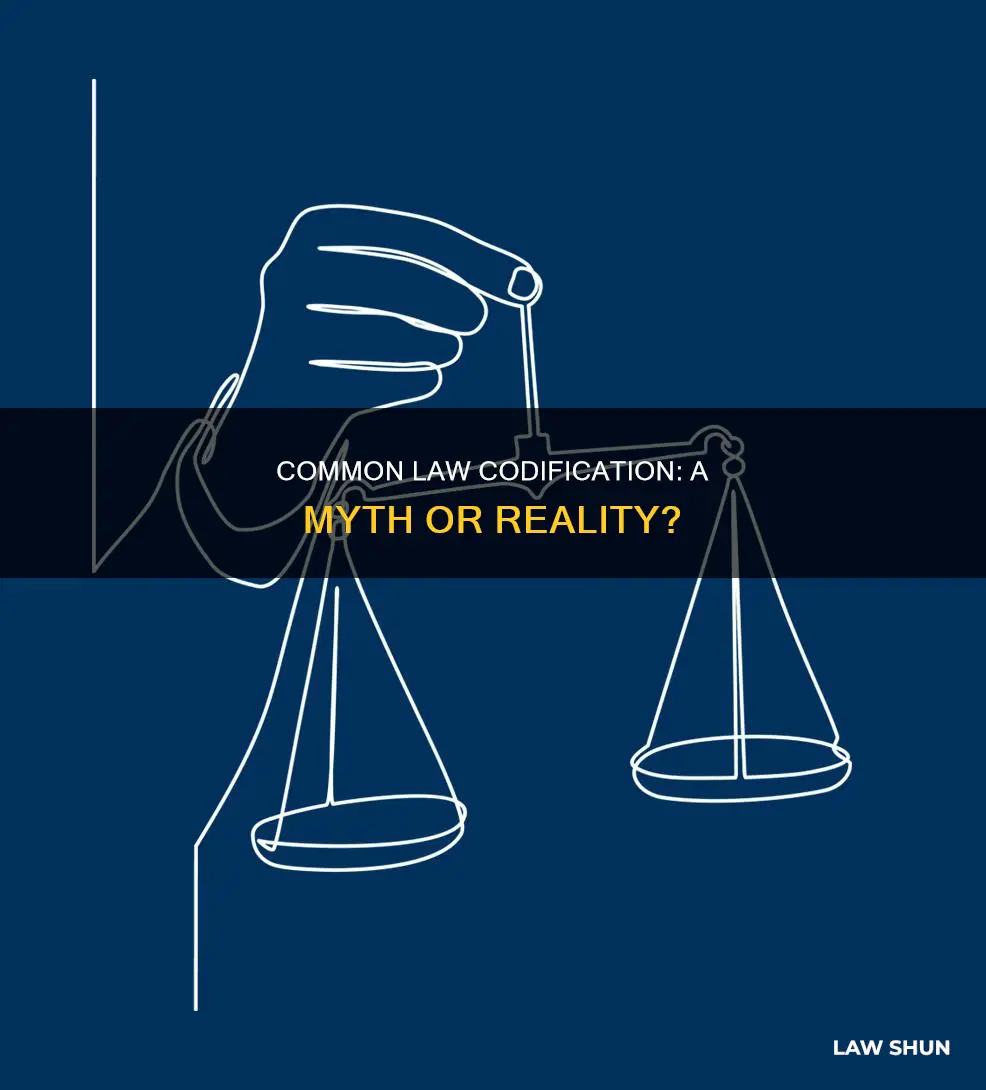 does common law have codified