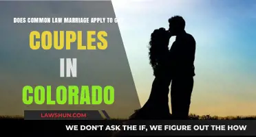 Gay Couples & Common Law Marriage in Colorado