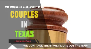 Gay Couples & Common Law Marriage in Texas