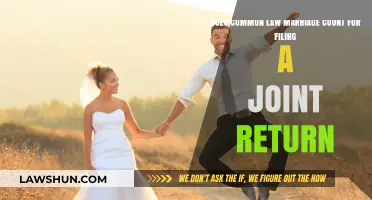 Common-Law Marriage: Can You File Joint Returns?