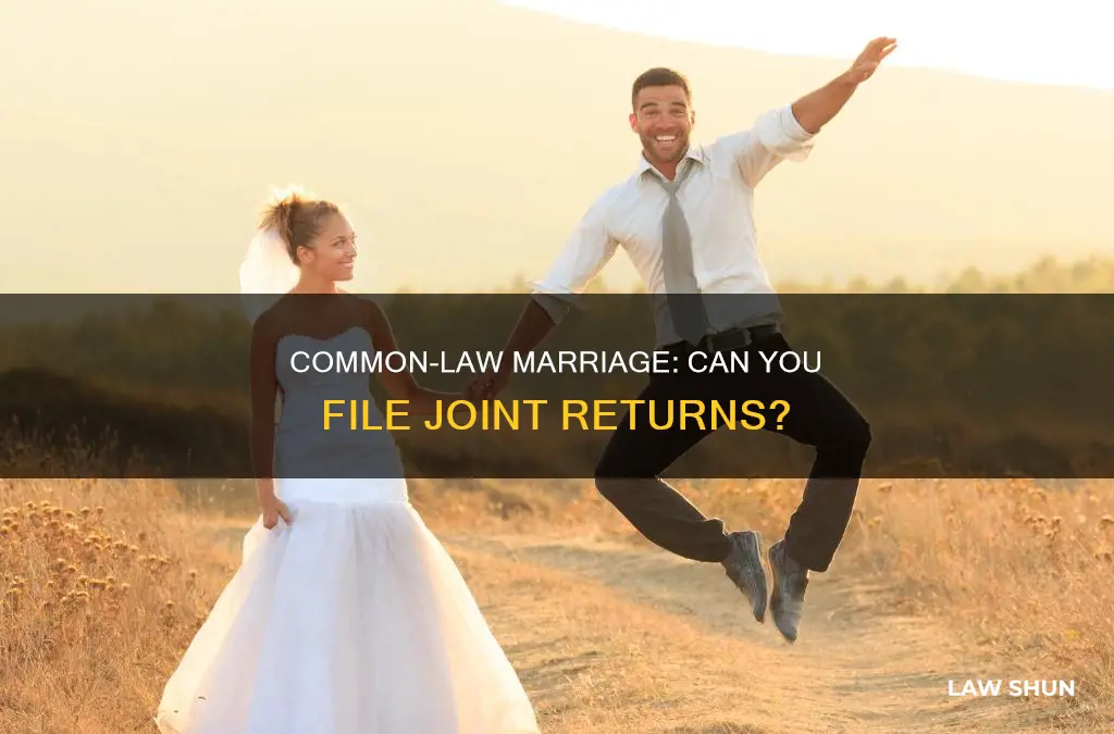 does common law marriage count for filing a joint return
