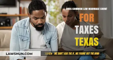 Common Law Marriage: Tax Implications in Texas