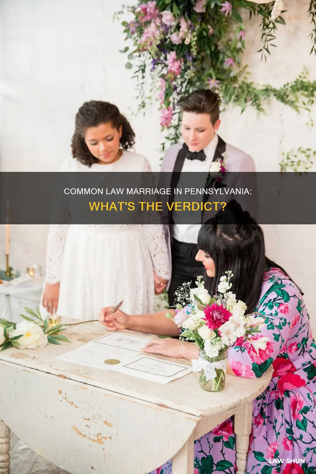 does common law marriage exist in pa