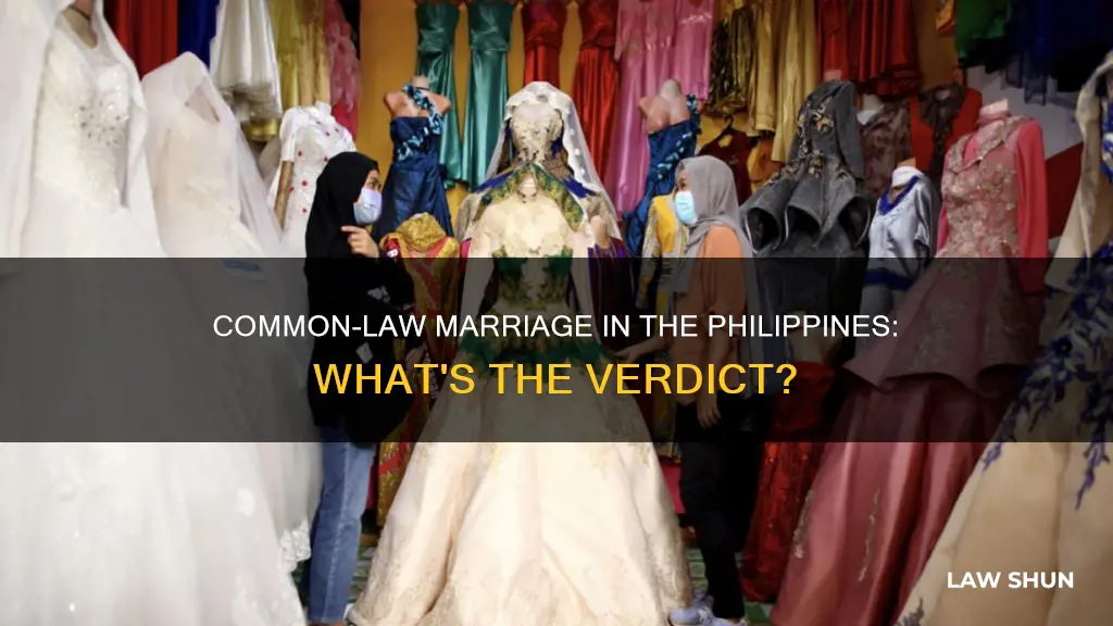 does common law marriage exist in the philippines