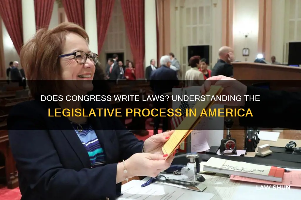 does congrees write laws