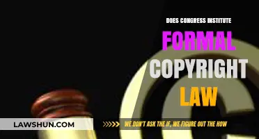 Does Congress Institute Formal Copyright Law? Exploring Legal Frameworks