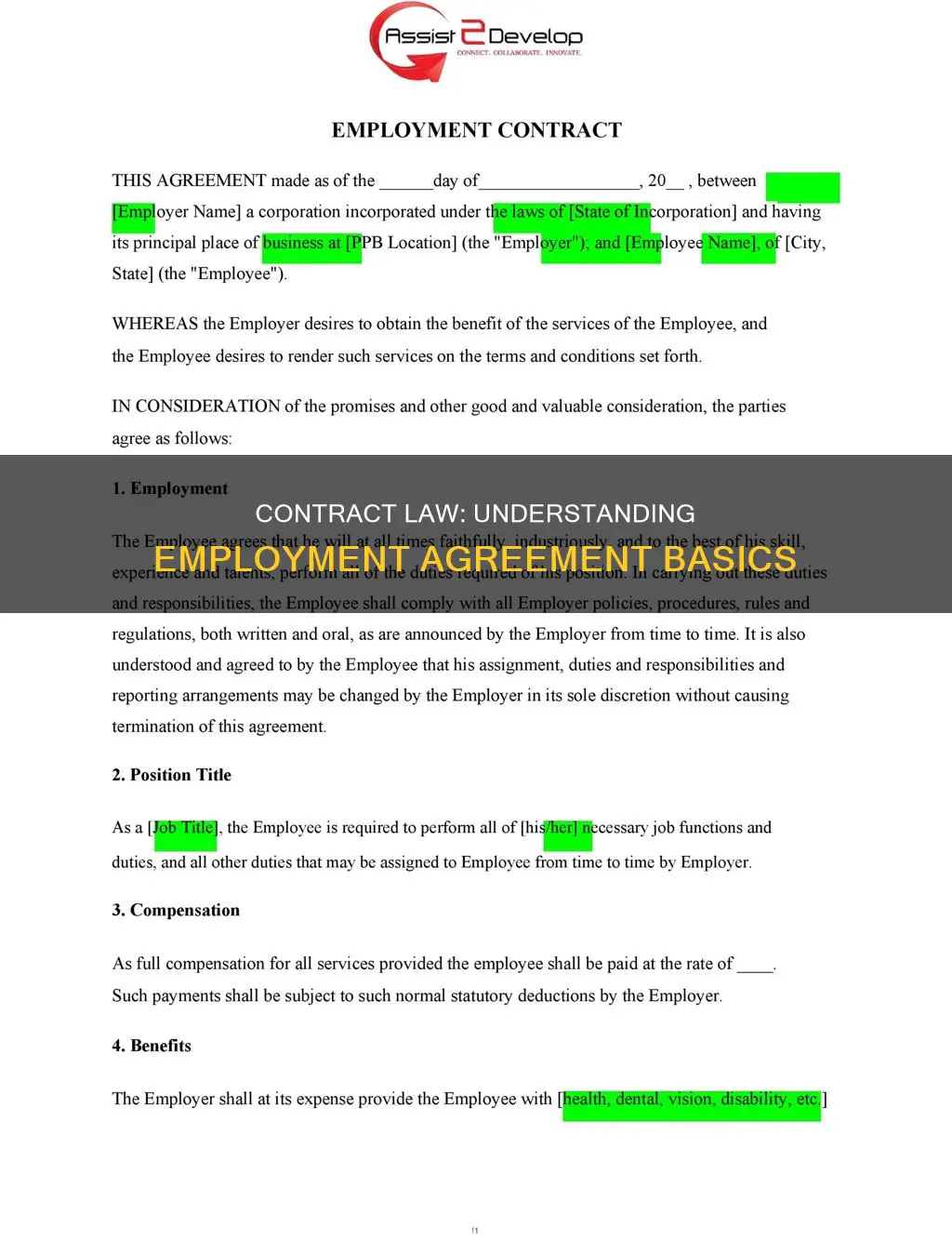 does contract law apply to employment agreements