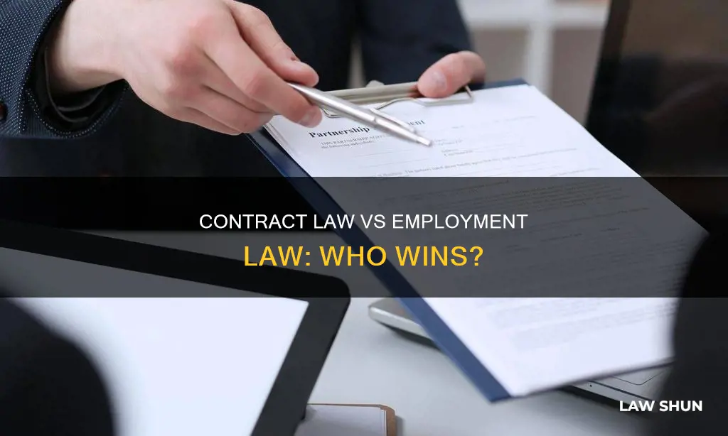 does contract law supersede employment law