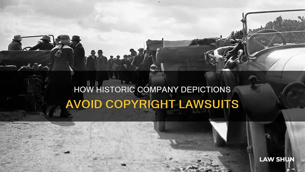 does copy right law apply to historic depictions of companies