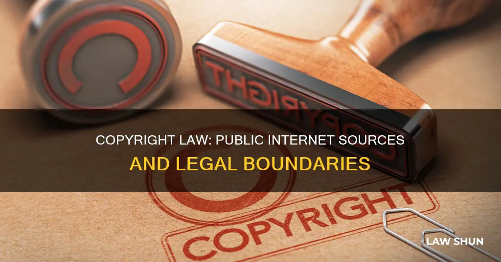 does copyright law apply to public internet sources