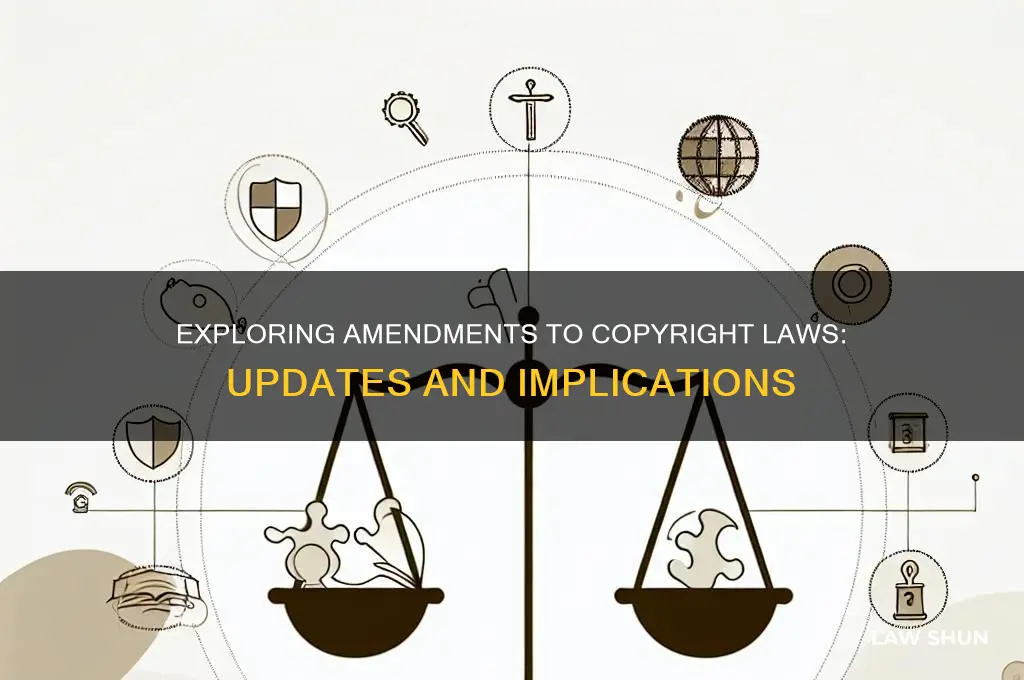does copyright laws have an amendment