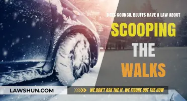 Council Bluffs Walkways: Understanding Local Laws on Scooping Snow